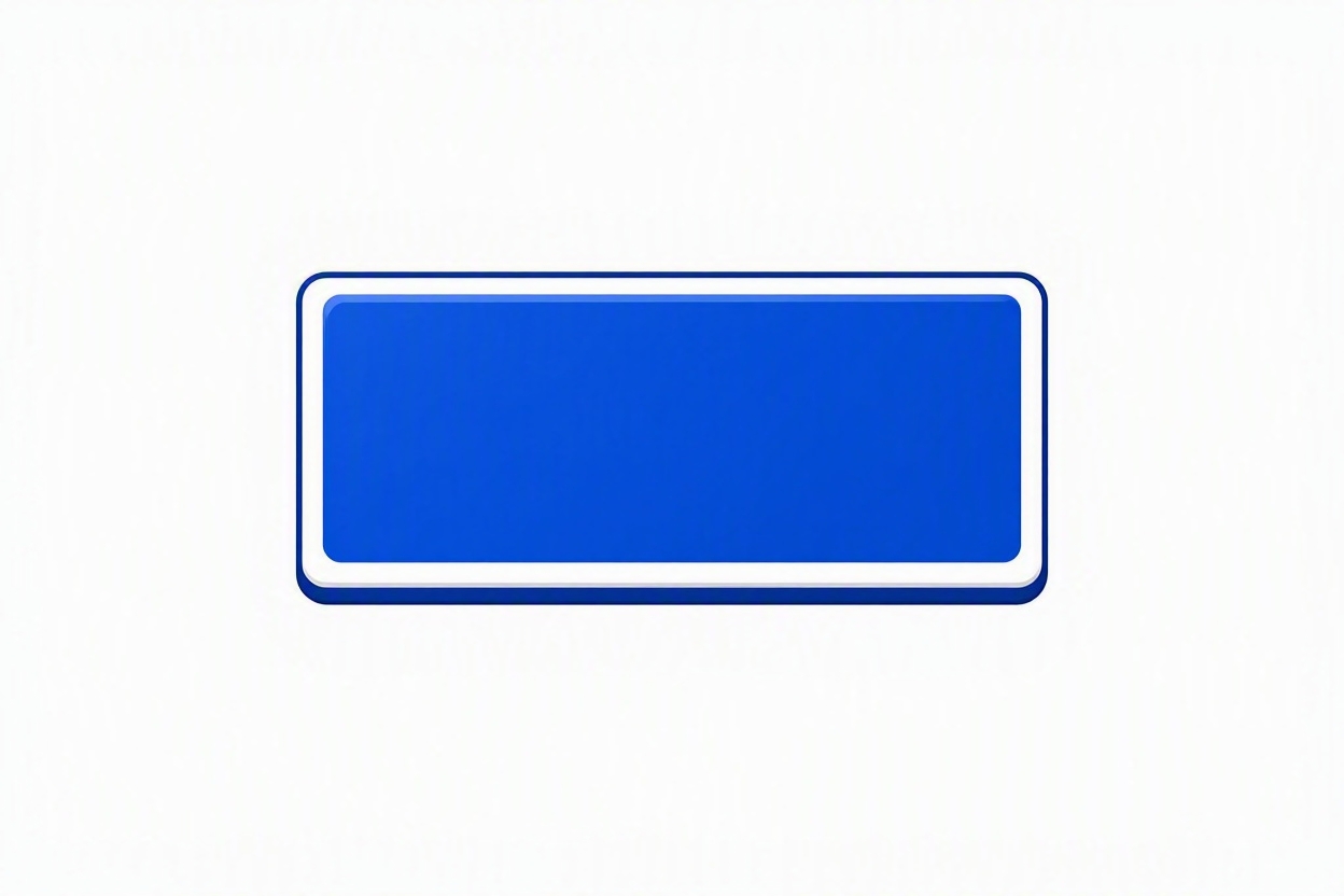 Bing Image Creator generated Breakout paddle - glossy blue with white trim